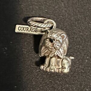 Brighton Silver Courage Lion Charm